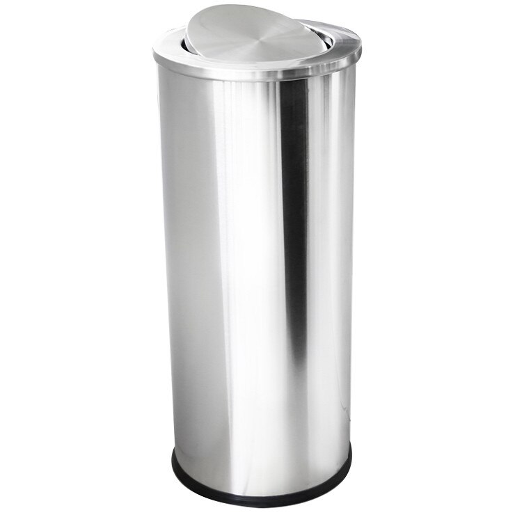 Cos gunoi inox cu capac basculant 25xh61cm