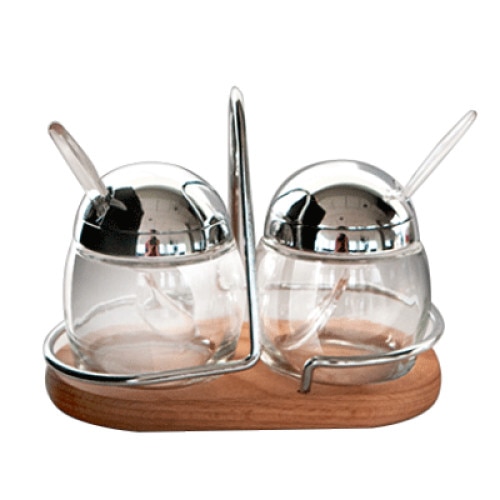 Oliviera RAKI GEMMY 2 piese cu suport lemn