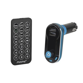 Modulator Fm Peiying USBURZ0461, display 1.4 inch, dual USB Modulator Fm Peiying USBURZ0461, display 1.4 inch, dual USB