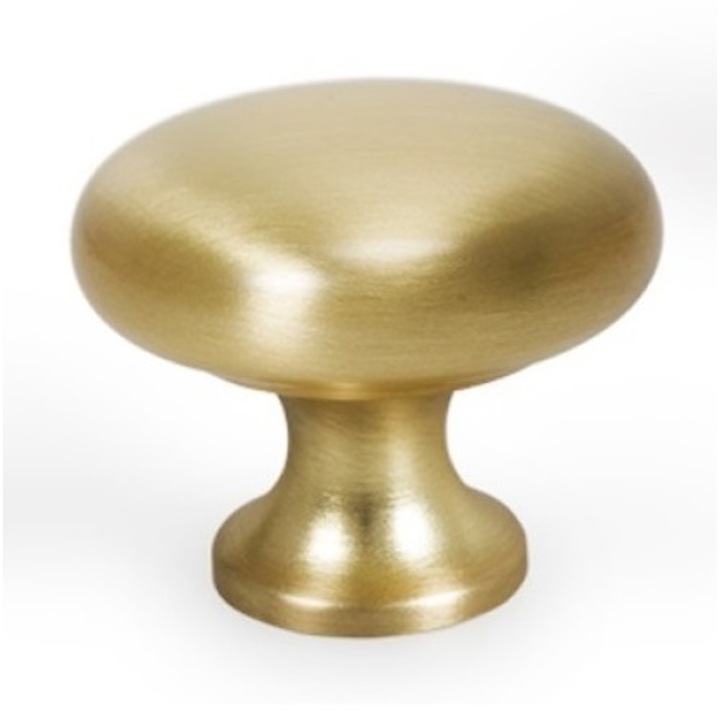Buton pentru mobilier Duke finisaj alama periata
