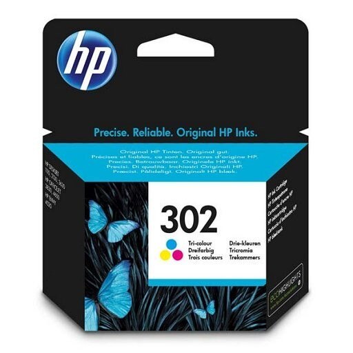 Cartus cerneala HP 302, F6U65AE, Tri-Color