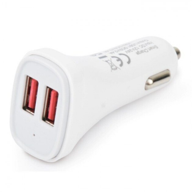 Incarcator USB pentru bricheta masinii, Techly, 2 x USB, 12V - 24V, 70,5 x 37,6 x 25,6 mm
