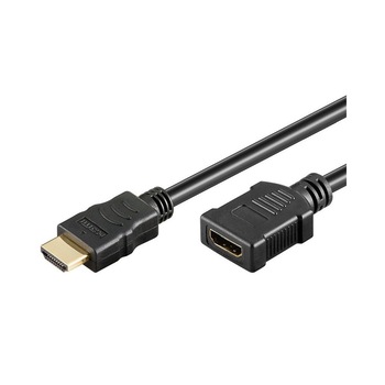 Cablu pentru extensie HDMI, V1.4, Techly, 1.8m, Negru Cablu pentru extensie HDMI, V1.4, Techly, 1.8m, Negru