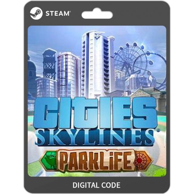 Joc Cities: Skylines - Parklife pentru PC (cod de activare Steam)