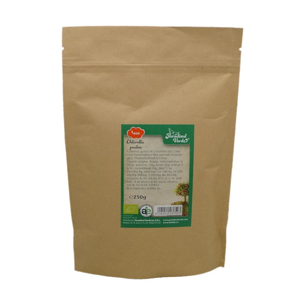 Pudra Chlorella, Paradisul Verde 250g