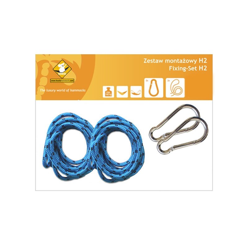 Set accesorii de montare hamace Koala, Albastru