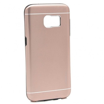 Husa Samsung Galaxy S6 Edge Motomo V2 Roz-Auriu Husa Samsung Galaxy S6 Edge Motomo V2 Roz-Auriu