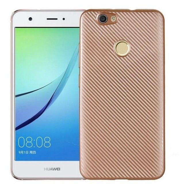 Husa Huawei Nova i-Zore Carbon Fiber Auriu