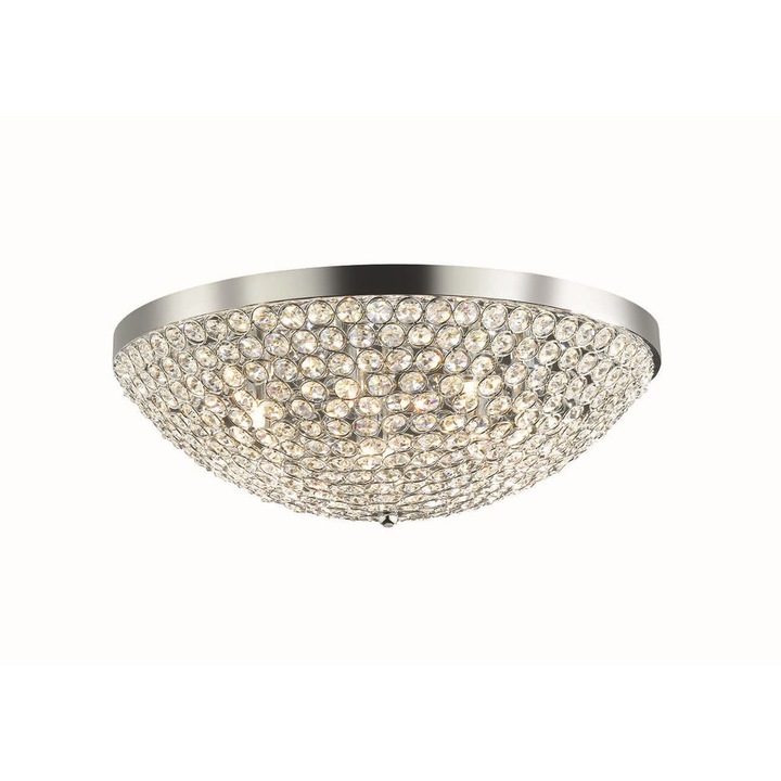 Плафониера Ideal Lux Orion pl5, Кристален