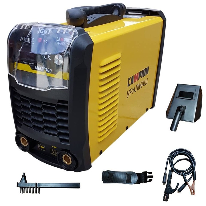CAMPION LV250L Profi inverteres hegesztő, 250 L, elektróda átmérő 1,6 - 5 mm, fogó + kalapács + hegesztmaszk