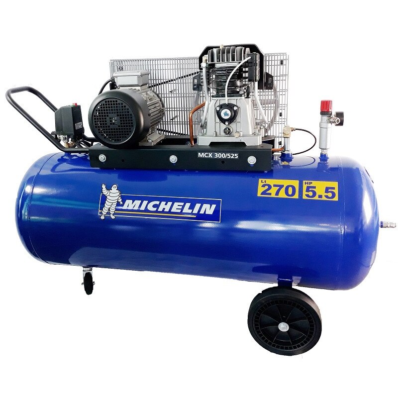 Compresor de aer cu piston Michelin MCX300/525, 270 litri, trifazic
