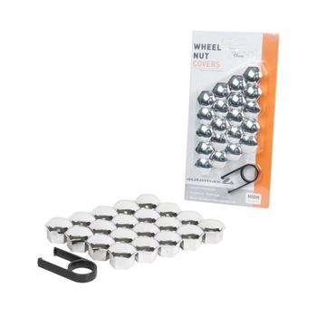 Set 20 bucati capace de prezoane Automax, de 17mm Set 20 bucati capace de prezoane Automax, de 17mm