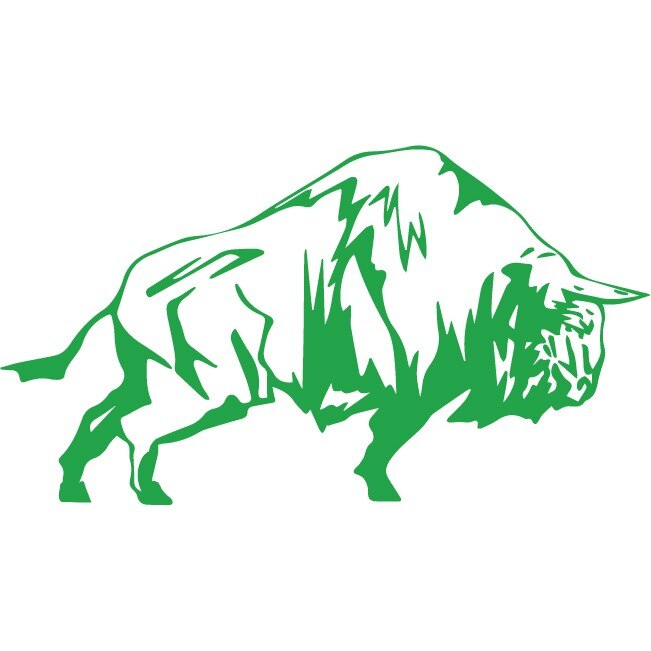 Sticker auto - Zimbru - Verde - 30x17 cm