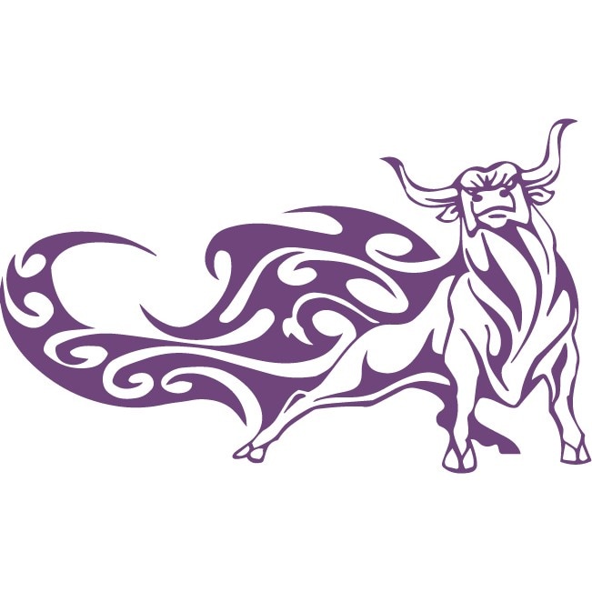 Sticker auto - Taur - Indigo - 35x21 cm