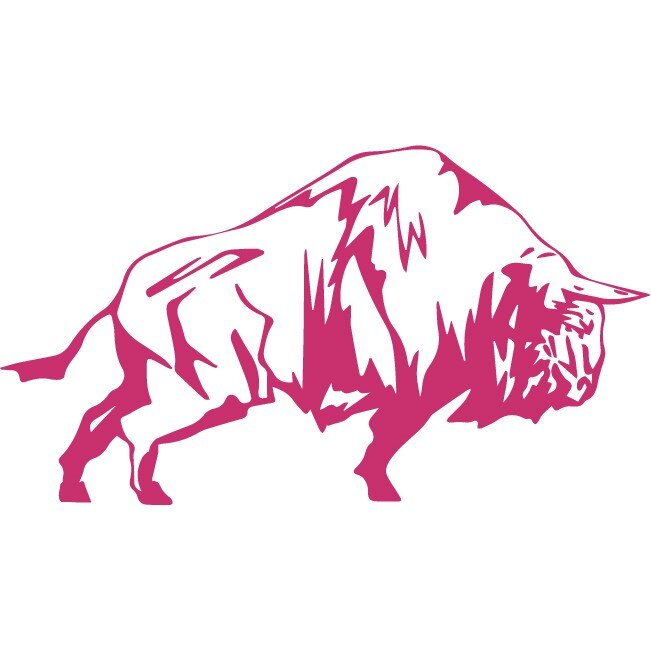 Sticker auto - Zimbru - Magenta - 30x17 cm