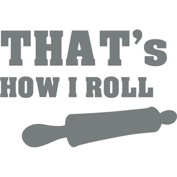Sticker auto - How I roll - Gri Metal - 25x17 cm Sticker auto - How I roll - Gri Metal - 25x17 cm