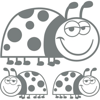 Sticker auto - Buburuze relaxate - Gri Metal - 1 buc 25x17 cm / 2 buc 12x8 cm Sticker auto - Buburuze relaxate - Gri Metal - 1 buc 25x17 cm / 2 buc 12x8 cm