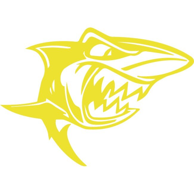 Sticker auto - Rechin - Lemon - 35x25 cm