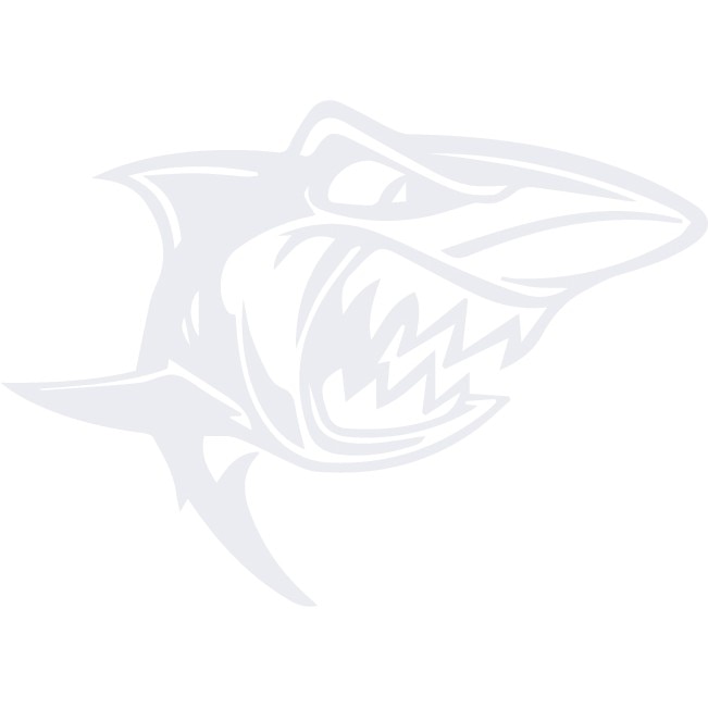 Sticker auto - Rechin - Alb polar - 35x25 cm