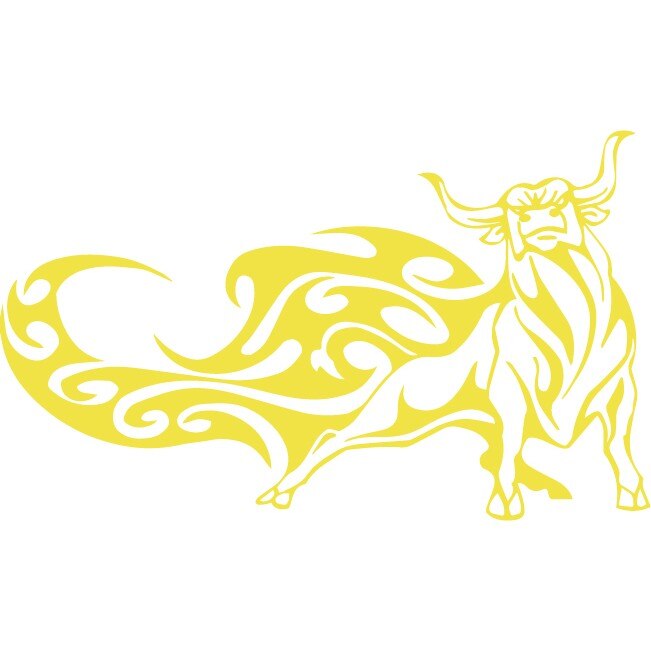 Sticker auto - Taur - Lemon - 35x21 cm