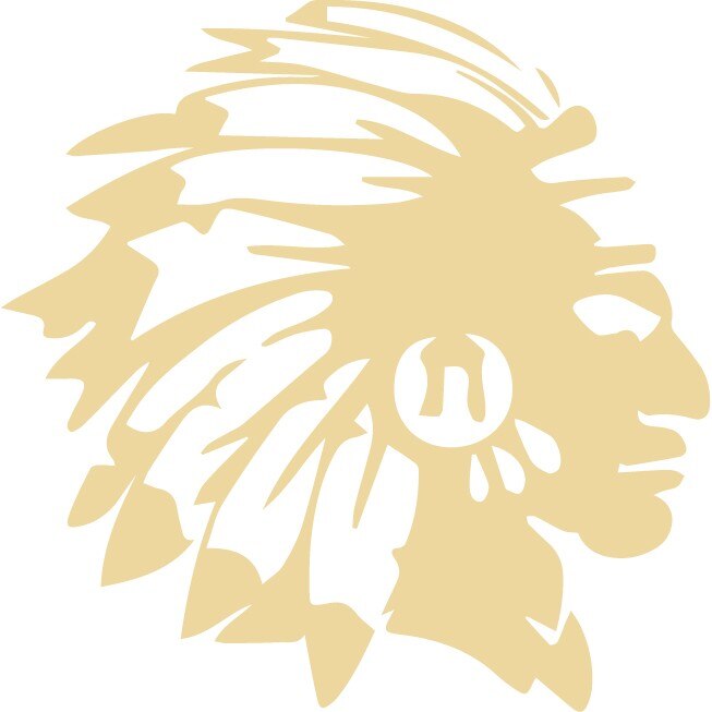 Sticker auto - Indian - Bej - 25x25 cm