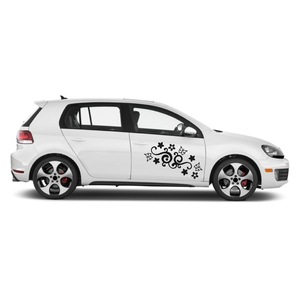 Sticker Auto Fluturi Si Flori Negru 50x22 Cm Emag Ro
