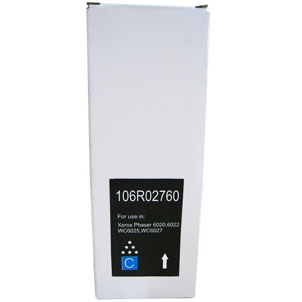 Cartus Toner Xerox 106R02760 Phaser 6020 WorkCentre 6025 ReTech Cyan 1000 Pagini