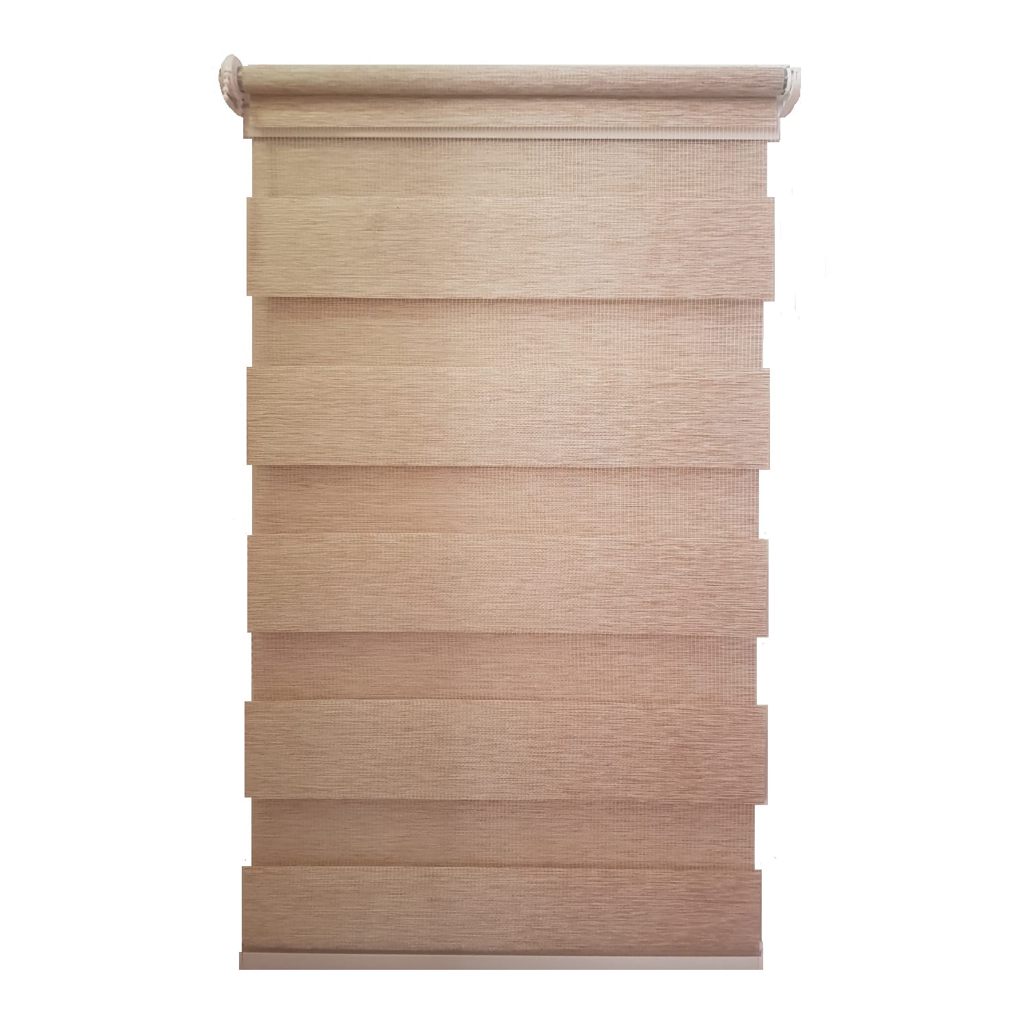 Jaluzea tip Rulou textil , Rolete Zebra Day & Night Luxury, 50x140 cm , ZW3 , accesorii albe