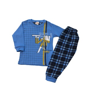 Pijamale pentru baieti, bumbac, imprimeu colorat, marime 86 cm-18 luni Pijamale pentru baieti, bumbac, imprimeu colorat, marime 86 cm-18 luni