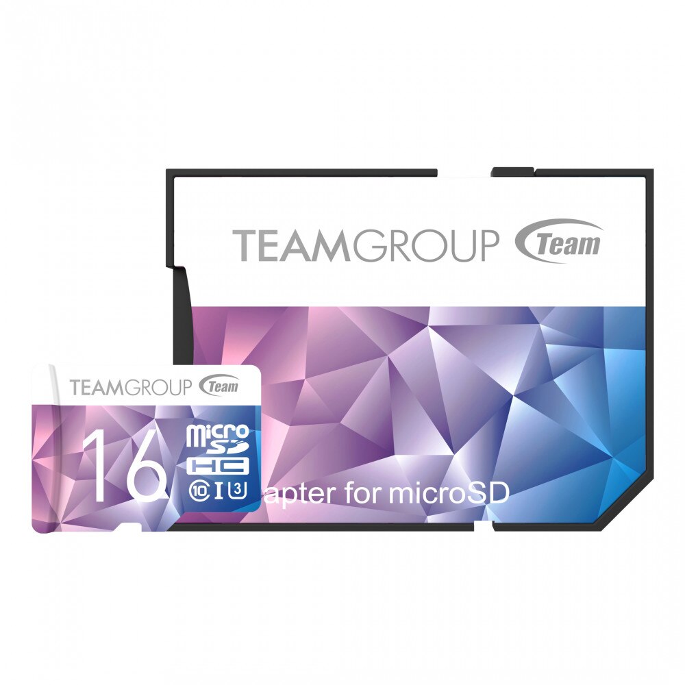 Card de Memorie Team Group Color II 16GB microSDHC 16GB, UHS-I Class 3 + SD Adaptor
