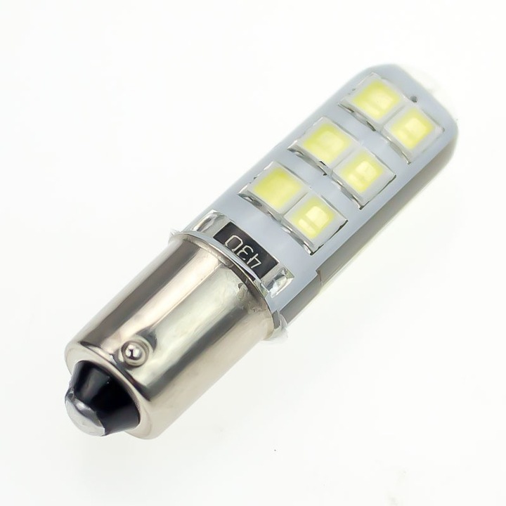 Kit lumini laterale LED, Amio, LED BA9S / T4W, 12SMD, Alb