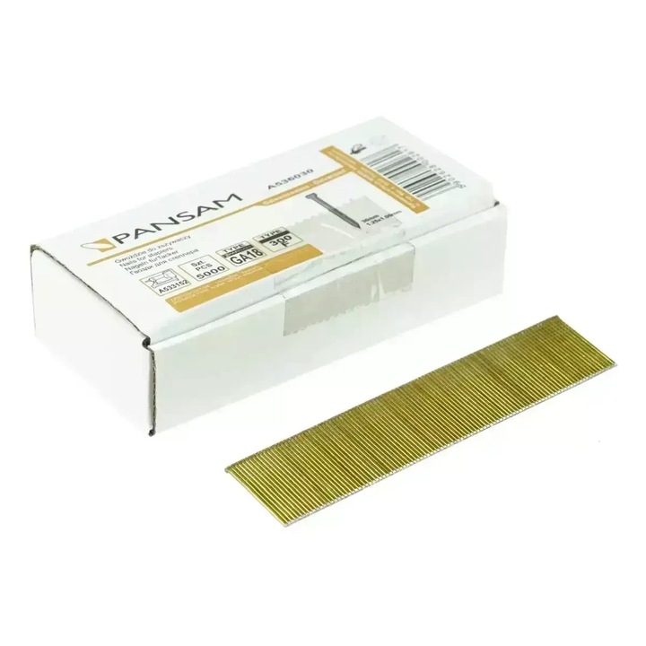 Cuie capsator pneumatic, 40 mm, tip 300, 5000 buc, Pansam