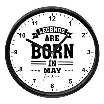 Ceas perete personalizat, plastic , negru, diametrul 23 cm, model  Ceas perete personalizat, plastic , negru, diametrul 23 cm, model