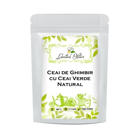 Ceai De Ghimbir Cu Ceai Verde Natural 100 G Emag Ro