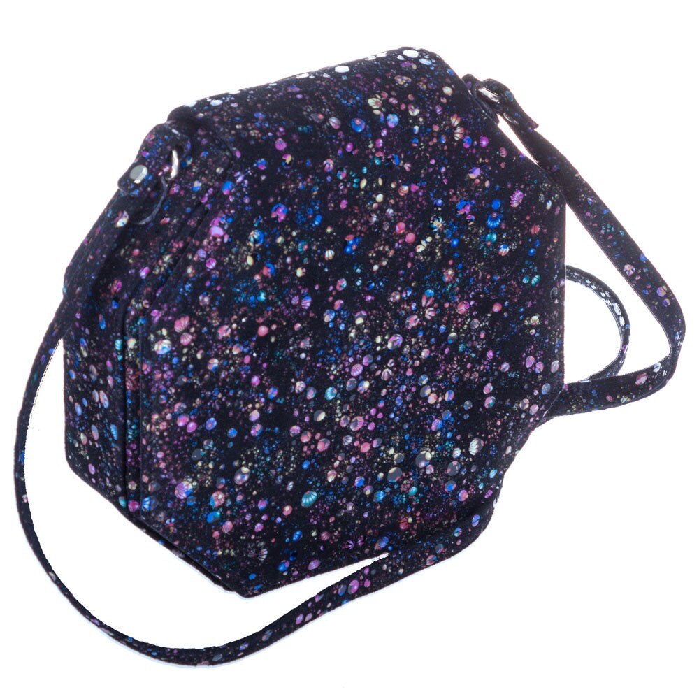 Poseta piele neagra Liza Panait I-159E