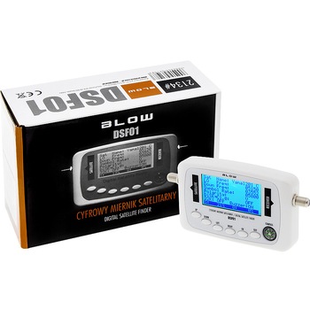 Contor digital profesional prin satelit, BLOW SAT-FINDER DSF01 LCD + cablu de conectare Contor digital profesional prin satelit, BLOW SAT-FINDER DSF01 LCD + cablu de conectare