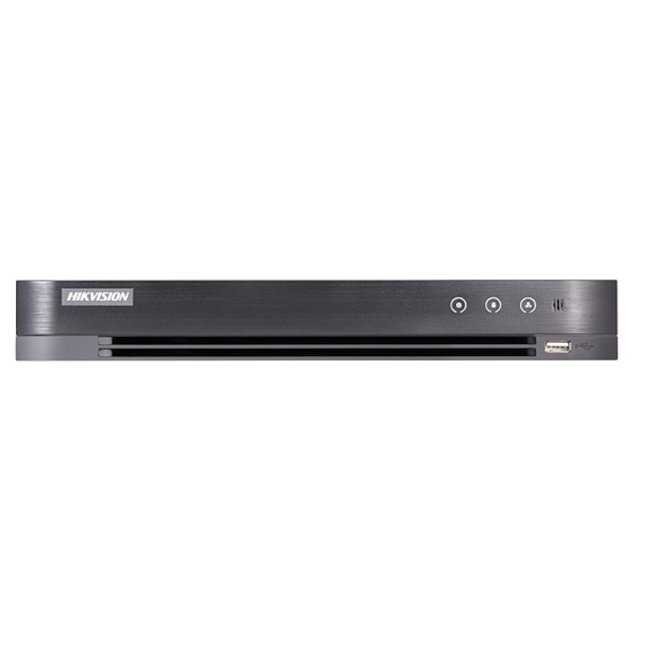 DVR Hikvision 4 canale Turbo HD DS-7204HQHI-K1/P, 4MP, 1 x SATA, PoC