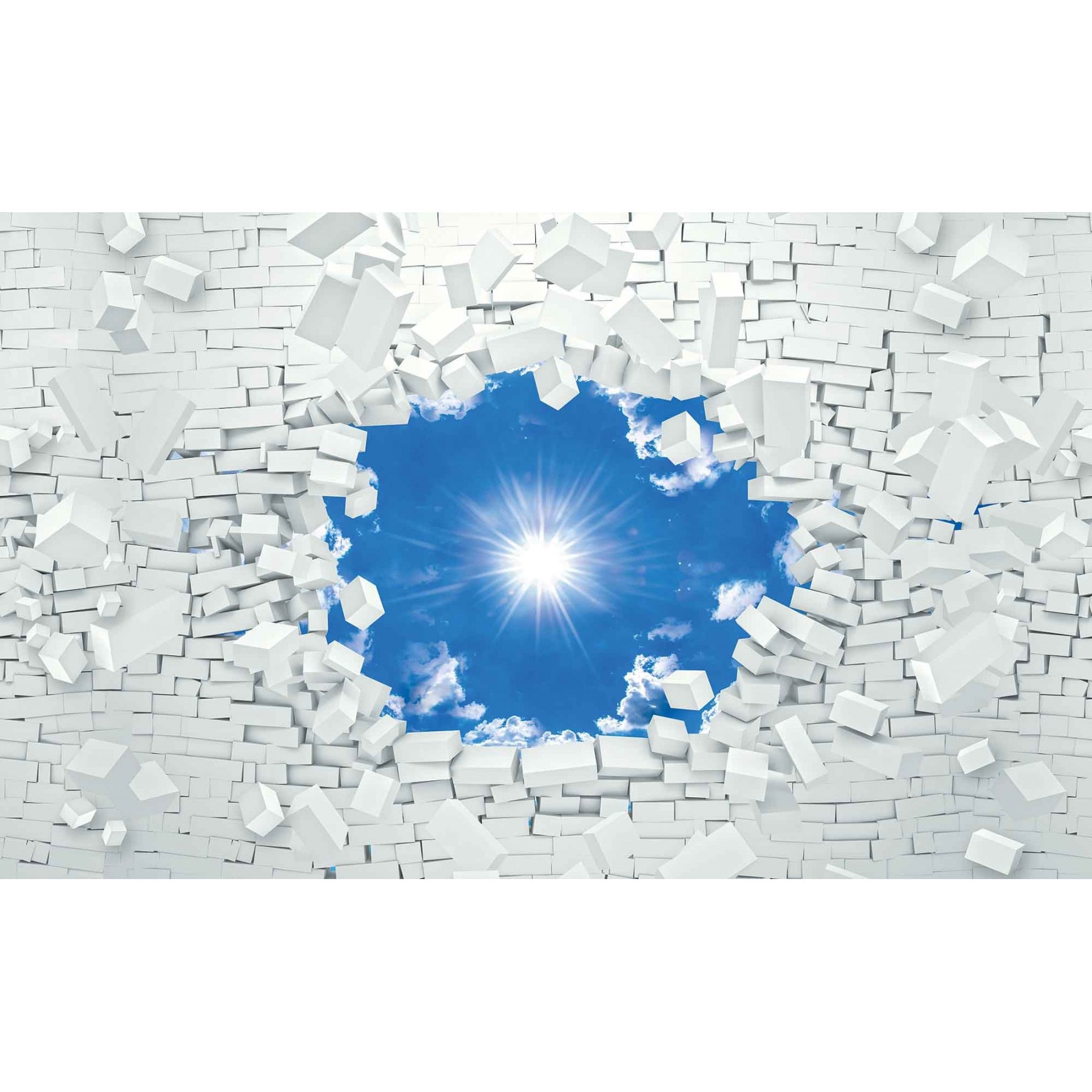 Fototapet DEGRETS 83923 Cer albastru 3D 184x254cm