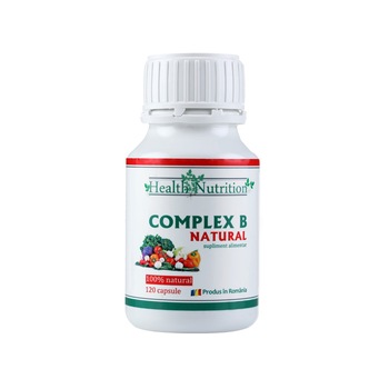 COMPLEX B 100% naturale, 120 capsule COMPLEX B 100% naturale, 120 capsule