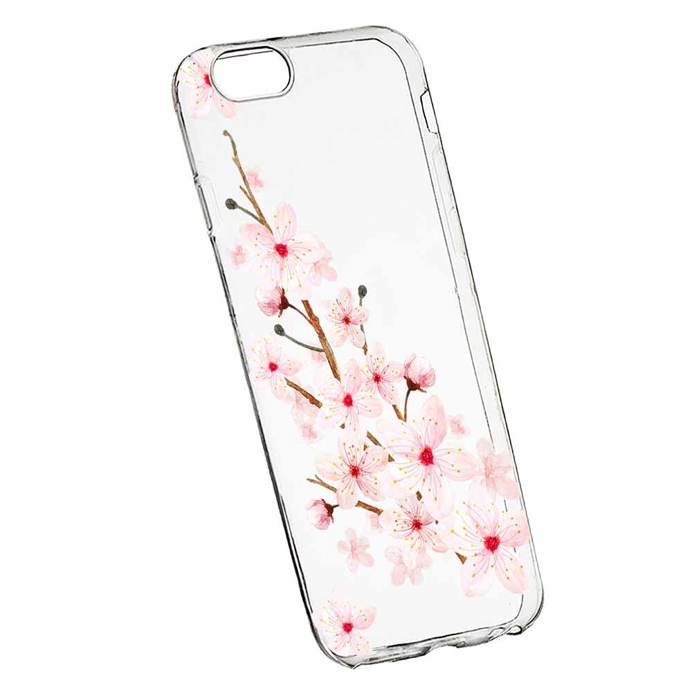 Husa Silicon, Transparent, Slim, Spring Flower, Xiaomi 6