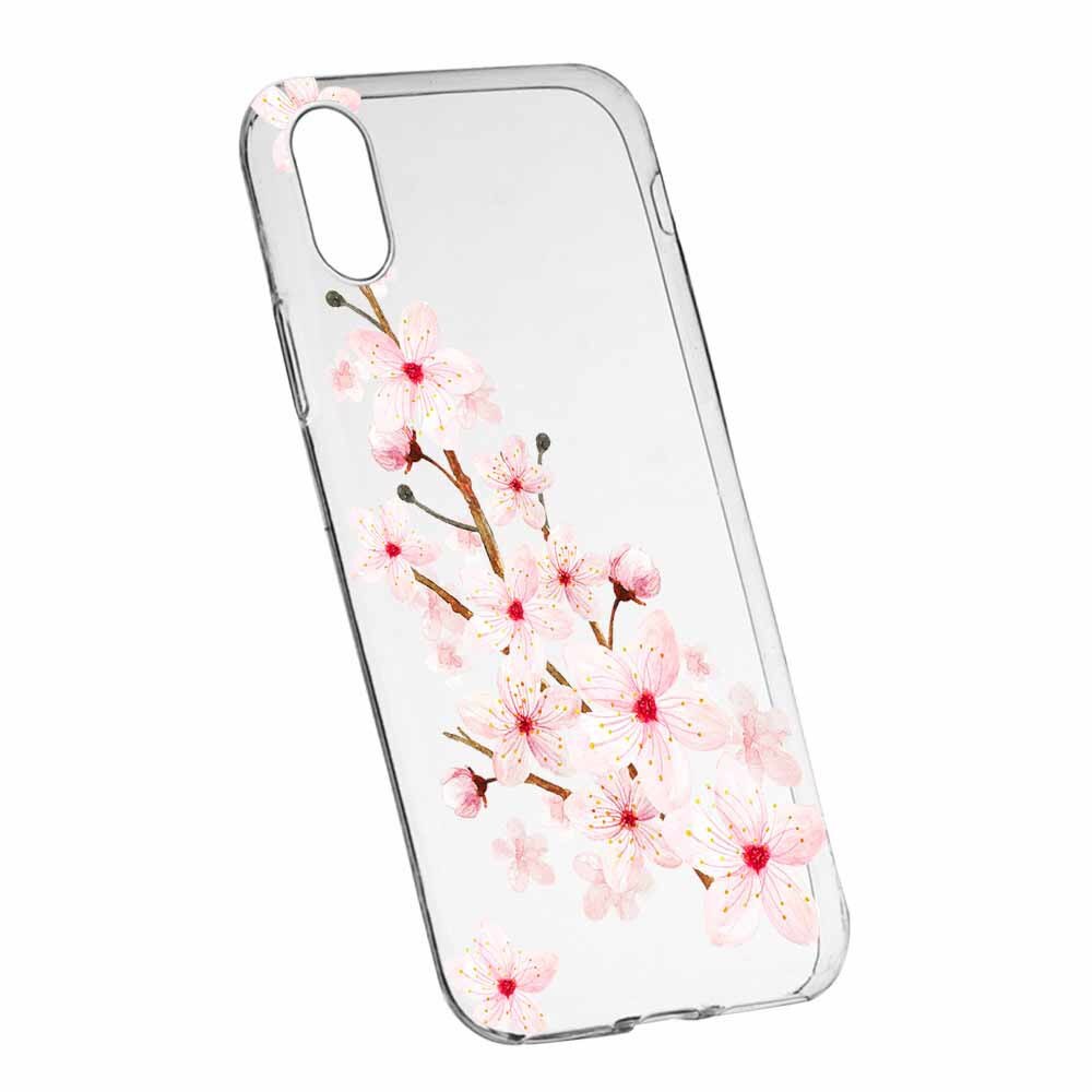 Husa Silicon, Transparent, Slim, Spring Flower, Xiaomi Mi 6X / Mi A2