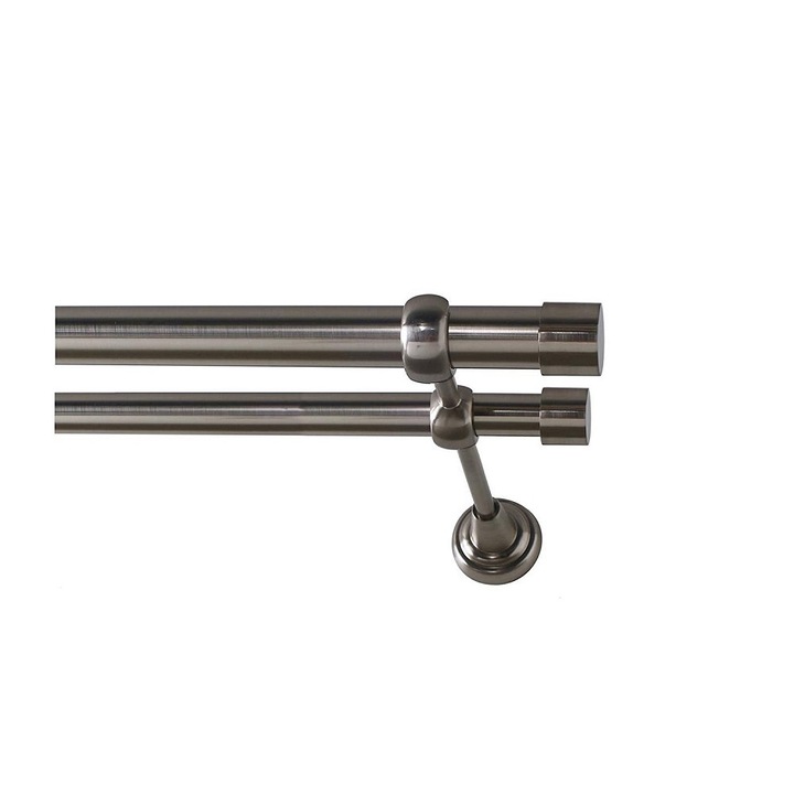 Galerie dubla-fara inele - Capacel 19/19 -fara inele 200cm - inox