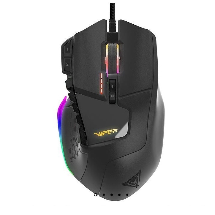 Mouse gaming Patriot Viper V570, 12000 DPI, Negru