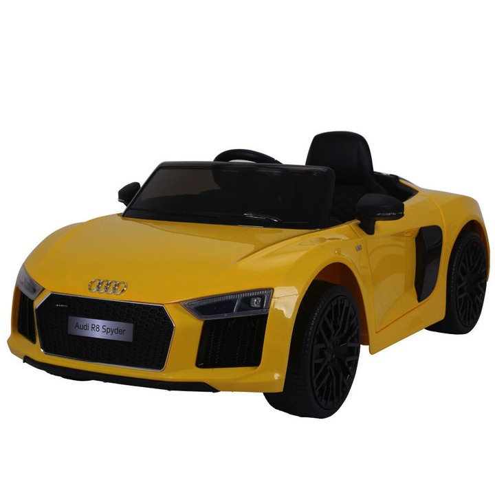 Masinuta electrica Audi R8, galben