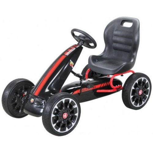 GoKart Abarth cu pedale, negru