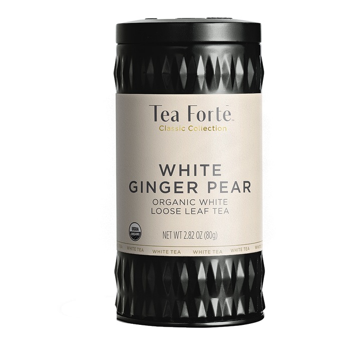 Ceai alb cu ghimbir si pere, ECO, White Ginger Pear – Tea Forte