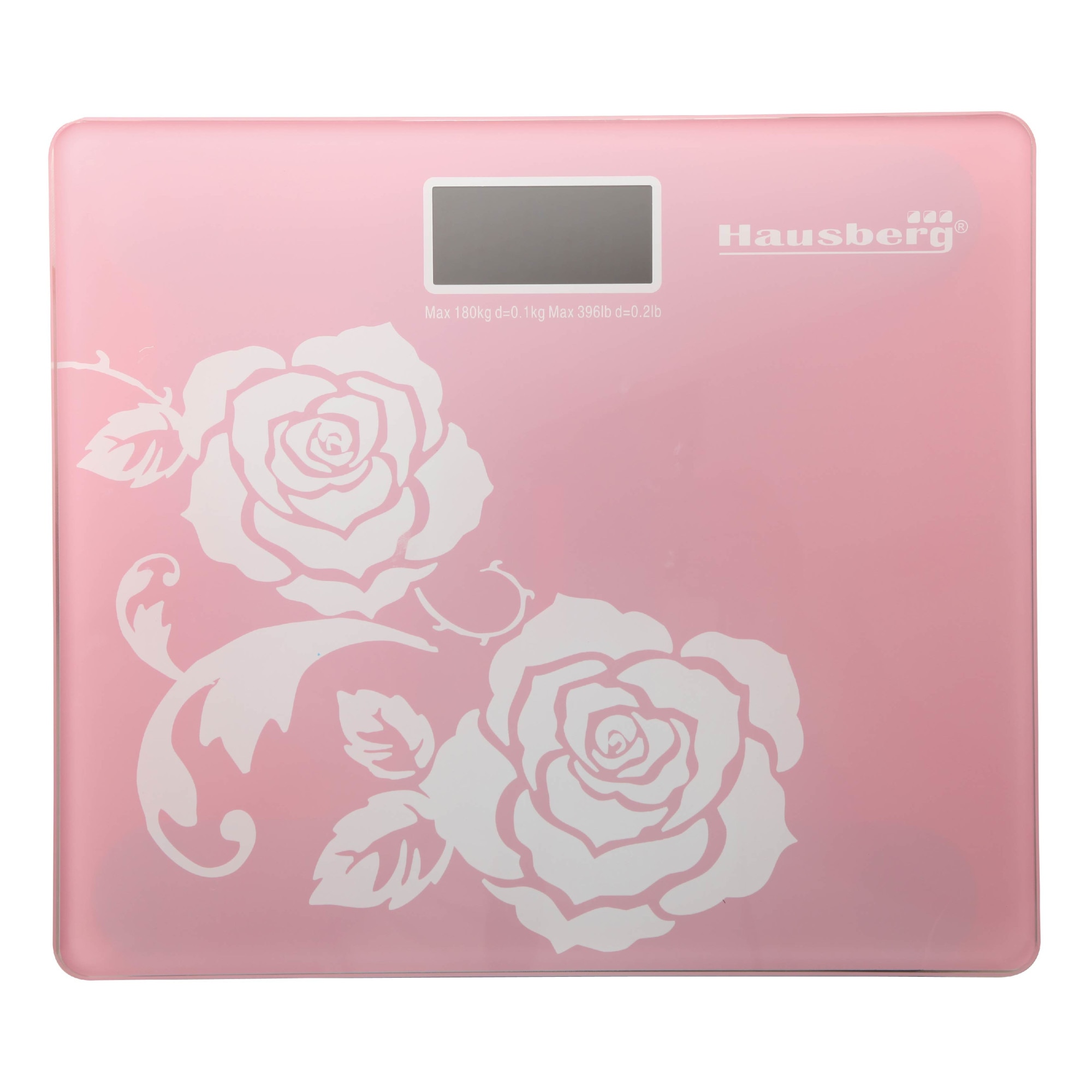 Cantar de baie Hausberg ,HB 6003,culoare roz ,greutate maxima 150 kg