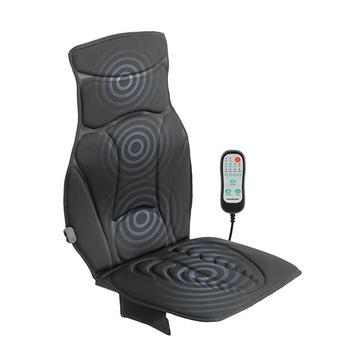 Husa pentru scaun auto sau de birou cu functie de masaj shiatsu si incalzire, InnovaGoods, 7W, 5 moduri de masaj, 3 niveluri de intensitate, telecomanda, adaptor priza 12V, adaptor retea electrica, neagra Husa pentru scaun auto sau de birou cu functie de masaj shiatsu si incalzire, InnovaGoods, 7W, 5 moduri de masaj, 3 niveluri de intensitate, telecomanda, adaptor priza 12V, adaptor retea electrica, neagra