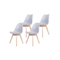 Set 4 Scaune living tip Eames, Gri