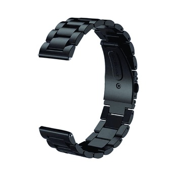 Curea metalica neagra compatibila cu Huawei Watch W2 Sport+doua telescoape Quick Release incluse in pachet,latime prindere 20mm,latime curea 20mm Curea metalica neagra compatibila cu Huawei Watch W2 Sport+doua telescoape Quick Release incluse in pachet,latime prindere 20mm,latime curea 20mm